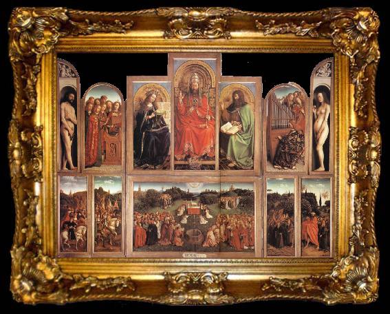 framed  Jan Van Eyck The Ghent Altarpiece, ta009-2